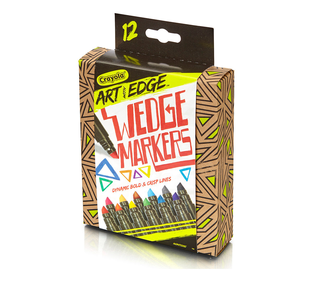 Art with Edge, 12 ct. Broad Line Wedge Markers - Crayola