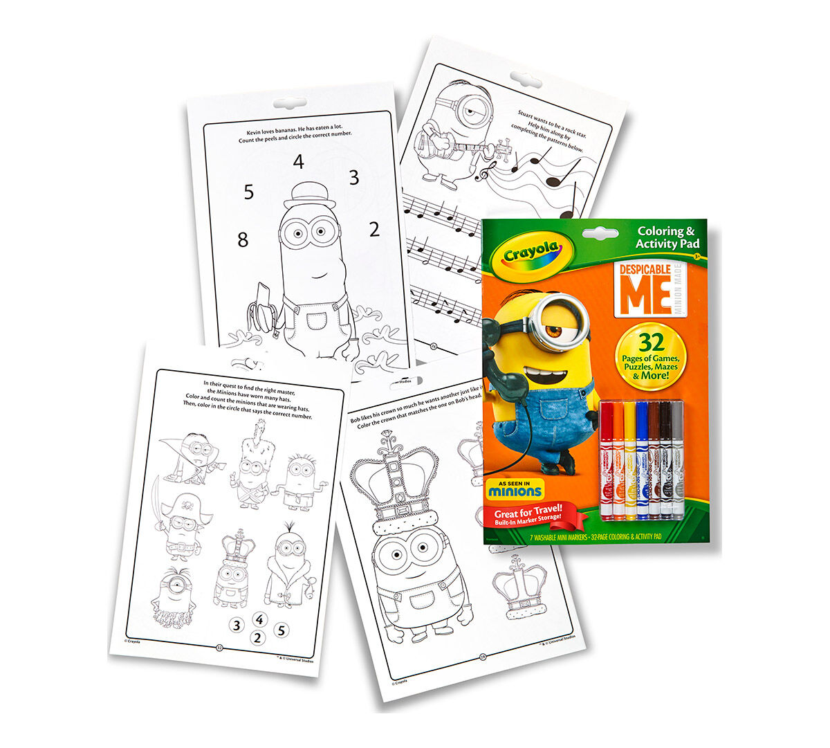 Crayola Coloring & Activity Book, Despicable Me , featuring Minions ... Crayola Coloring & Activity Book, Despicable Me , featuring Minions ...