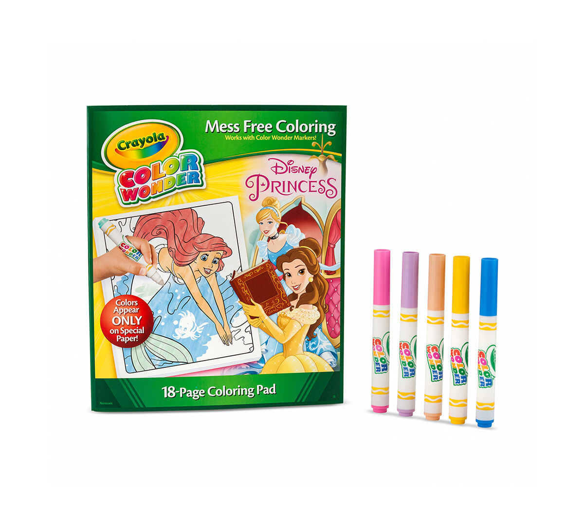Color Wonder Coloring Pad & Markers - Disney Princess - Crayola Color Wonder Coloring Pad & Markers - Disney Princess - Crayola
