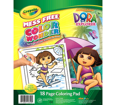 Color Wonder Coloring Pad - Dora the Explorer - Crayola Color Wonder Coloring Pad - Dora the Explorer - Crayola