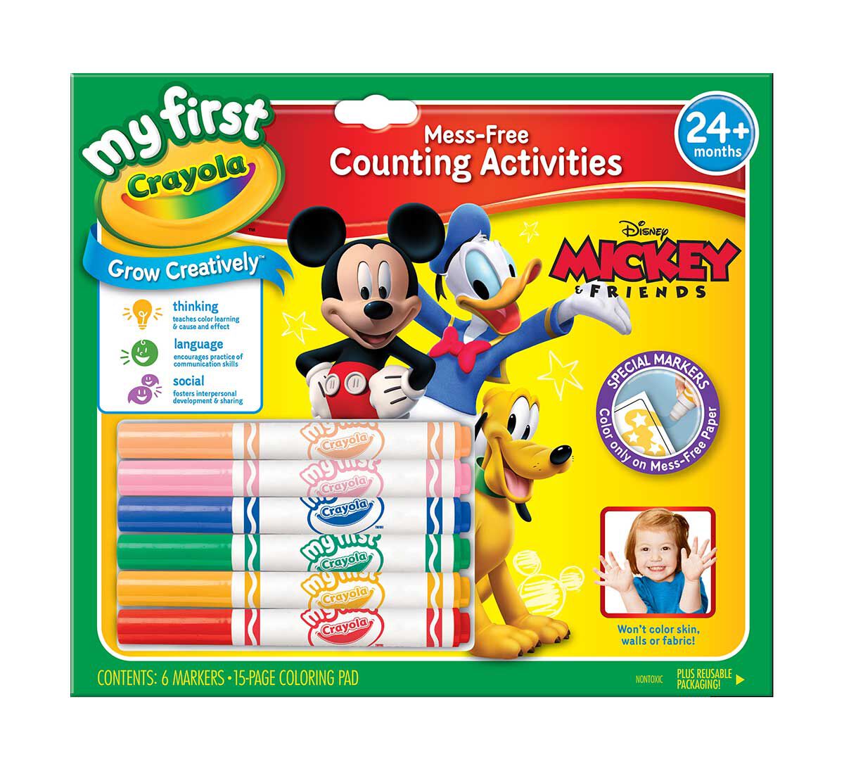 Crayola Mess Free Colouring Book My First Crayola MessFree Counting Activities Crayola