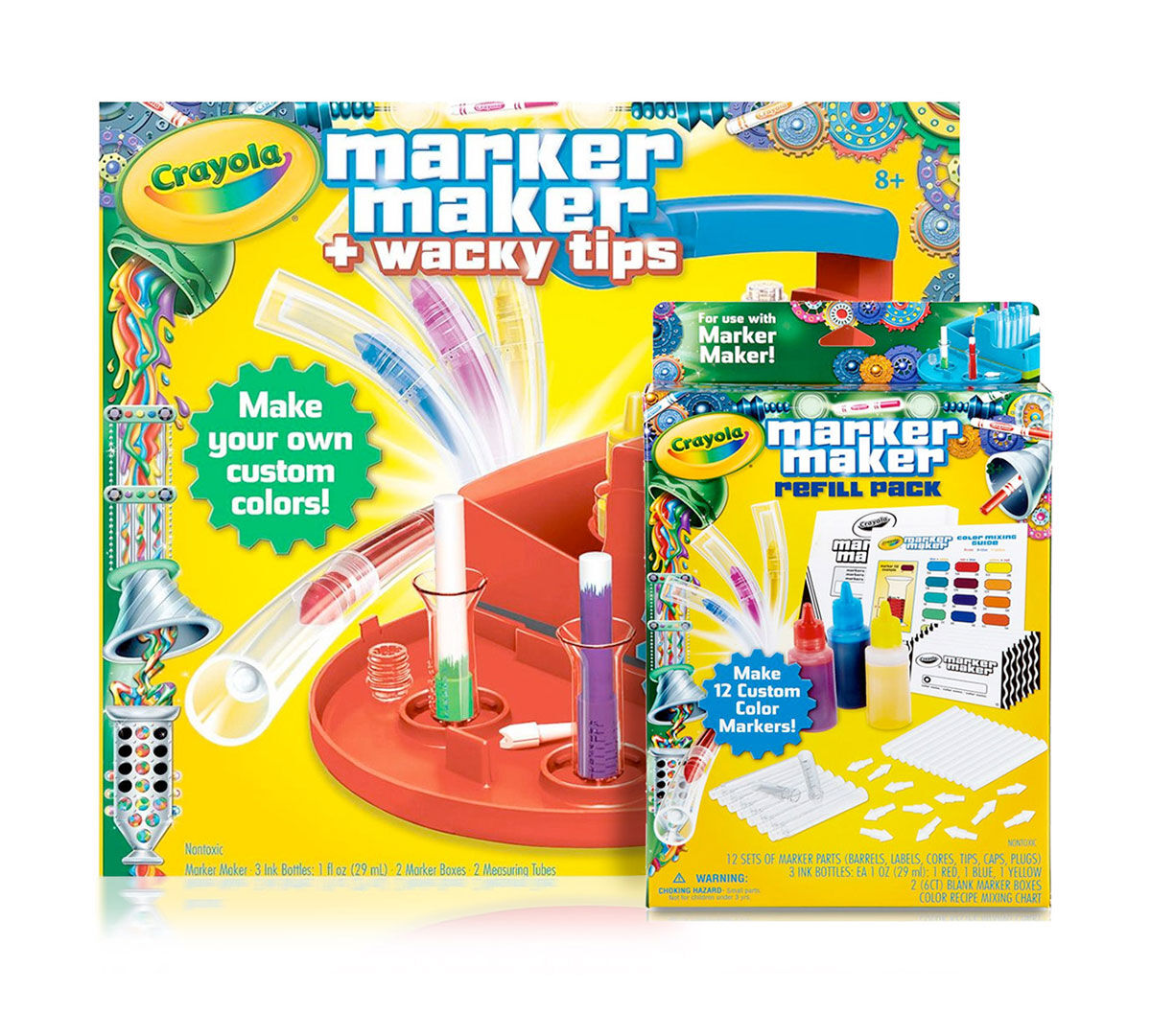 Marker Maker W/ Wacky Tips and Refill Bundle Crayola