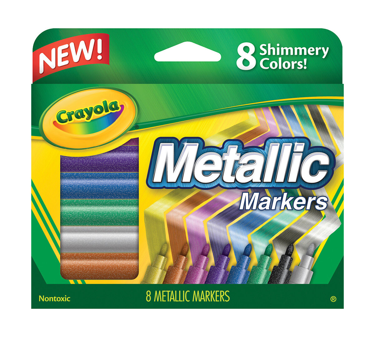 8 Count Metallic Markers Crayola