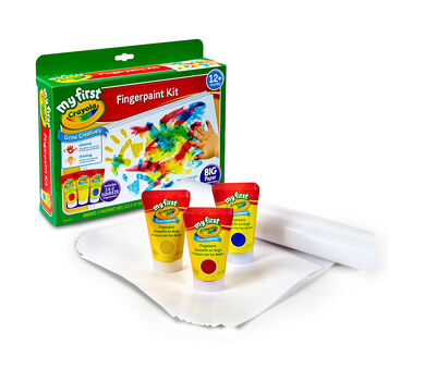 My First Crayola Fingerpaint and Paper Kit - Crayola