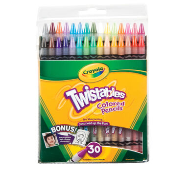 Twistables Colored Pencils, 30 Count - Crayola