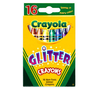 Crayola Glitter Crayons 16 ct. - Crayola