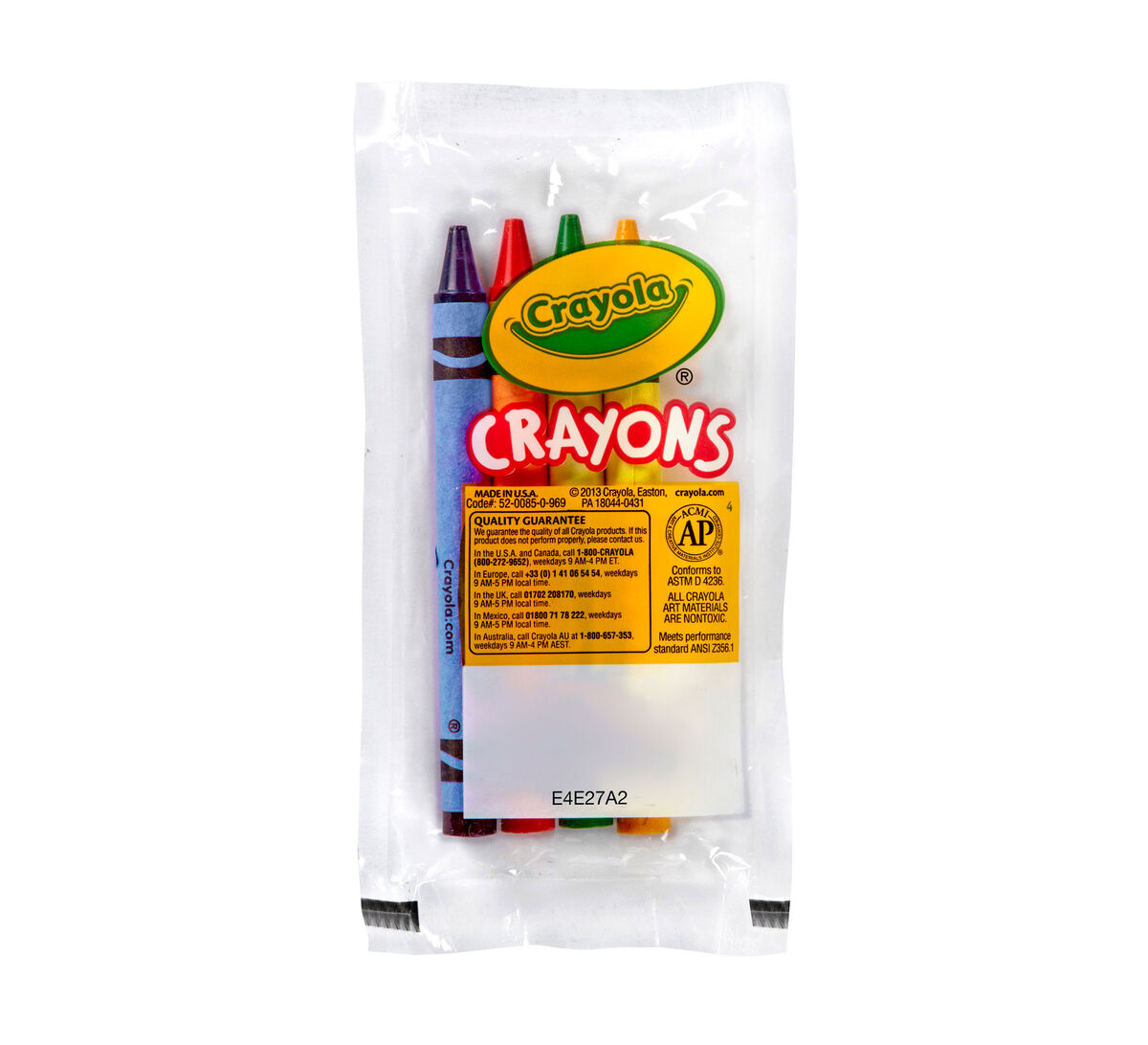 4 Count Crayons Bulk Case - 360 packs 4 Count Crayons Bulk Case - 360 packs
