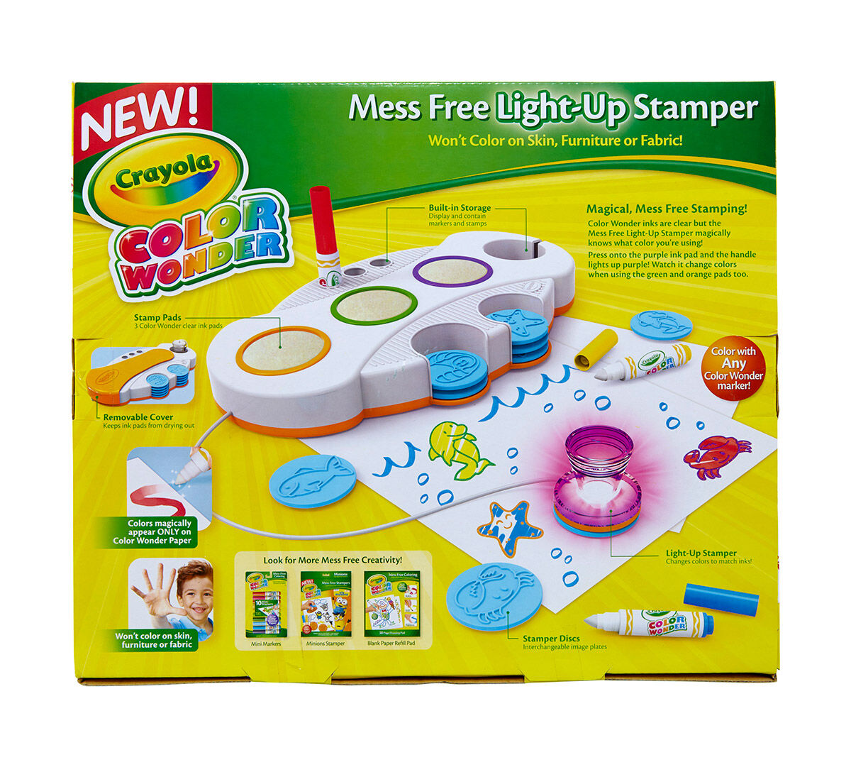 Color Wonder Mess Free LightUp Stamper Crayola