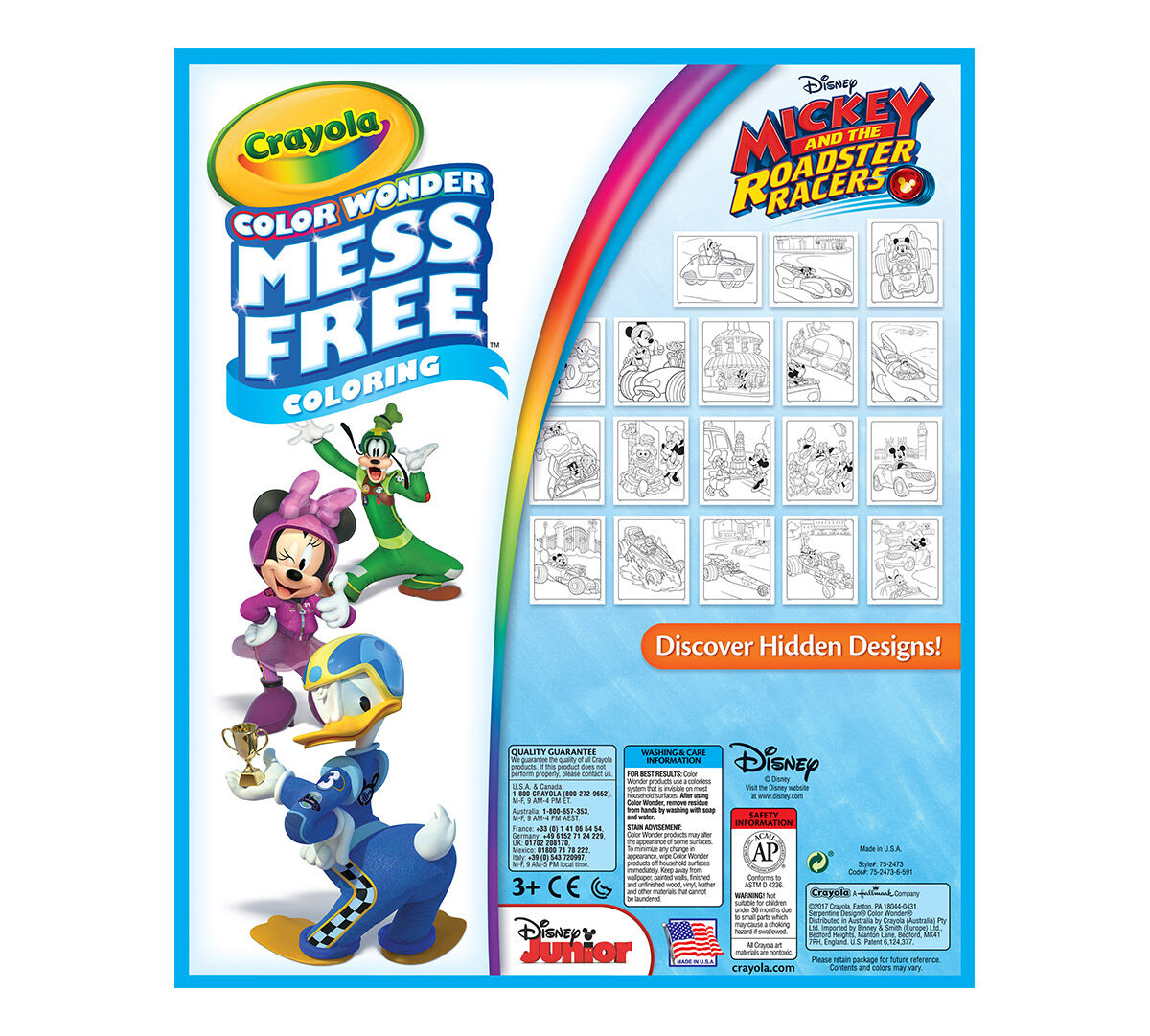 Mess Free Color Wonder coloring featuring Mickey Mouse Club House. Mess Free Color Wonder coloring featuring Mickey Mouse Club House.