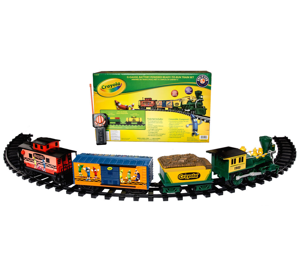 G-Gauge Lionel Train Set - Crayola