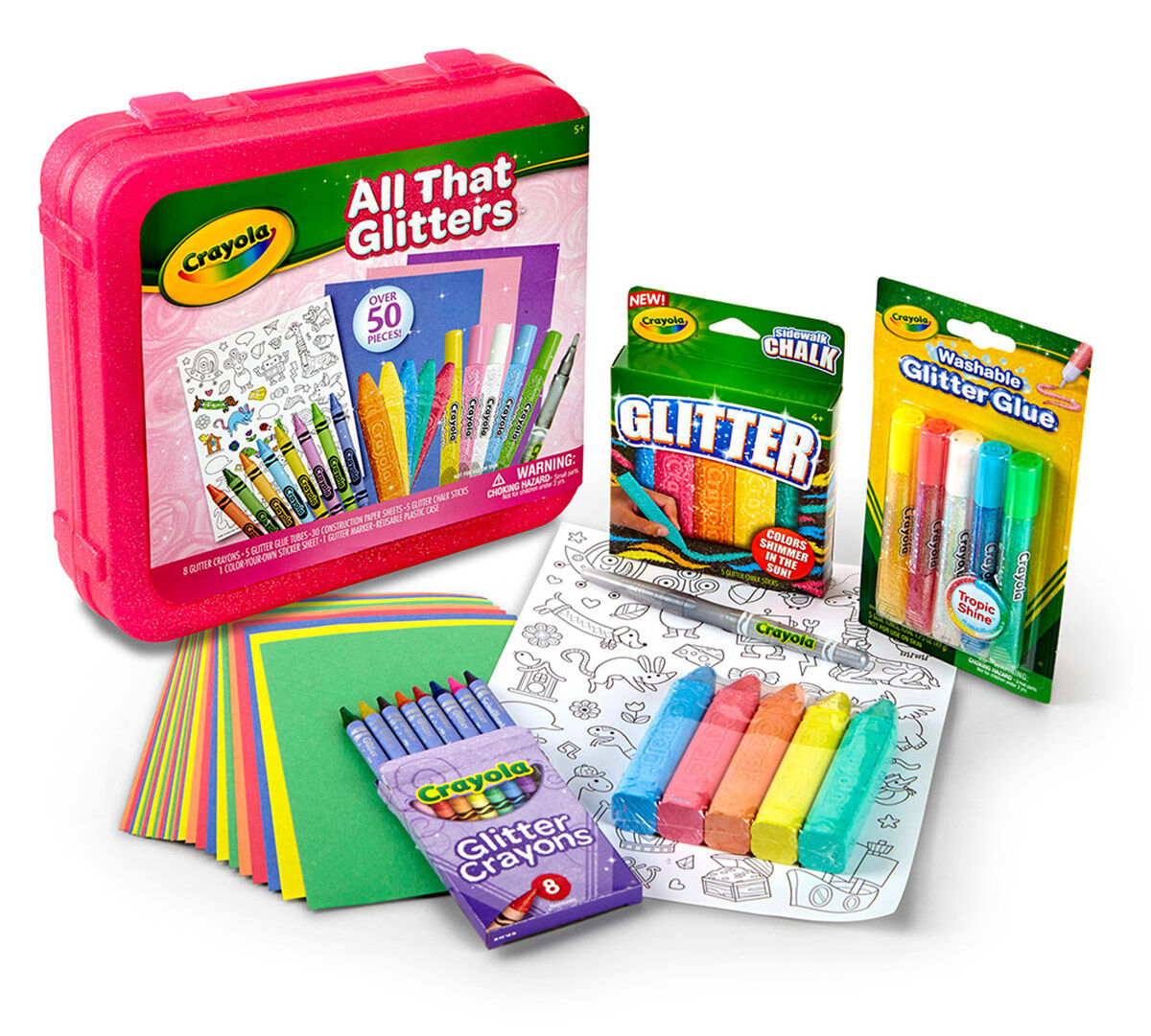 Toys R Us Colouring Books The All That Glitters Art Case combines everything sparkly