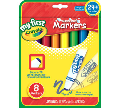 My First Crayola Washable Markers 8ct. - Crayola
