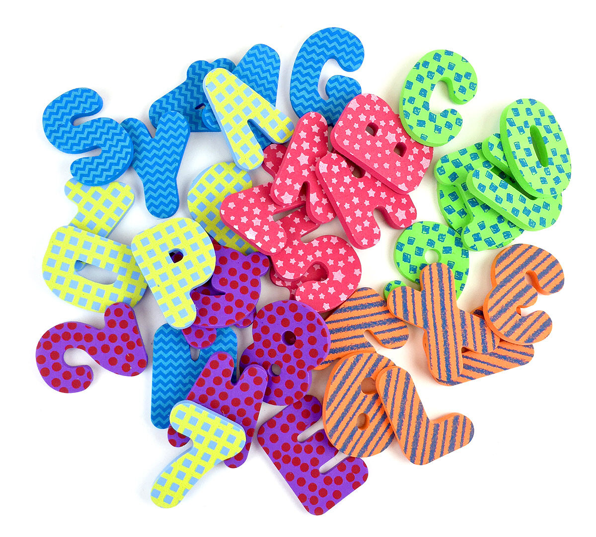 36 Foam Bath Letters & Numbers
