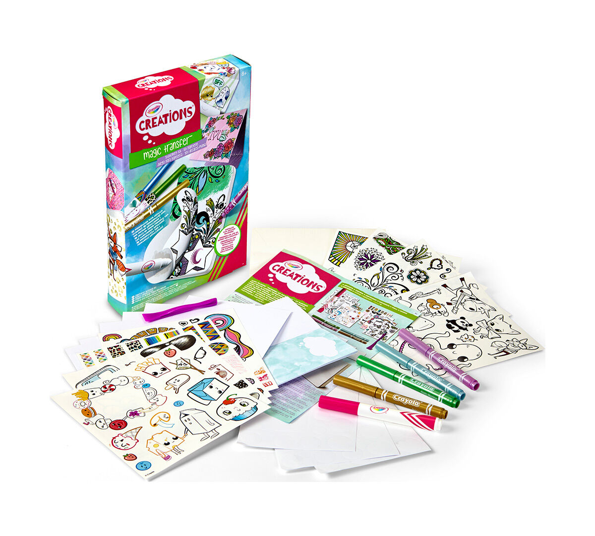 Crayola Creations Magic Transfer Stationery Set - Crayola