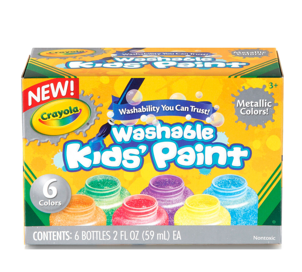 Crayola Ct Washable Metallic Paint Set Crayola Ct Washable Metallic Paint Set