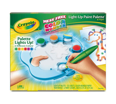 Crayola Mess Free Color Wonder Light Up Paint Palette Crayola Mess Free Color Wonder Light Up Paint Palette