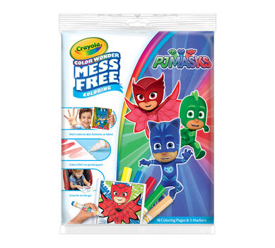 Color Wonder Coloring Pad & Markers, PJ Masks - Crayola Color Wonder Coloring Pad & Markers, PJ Masks - Crayola