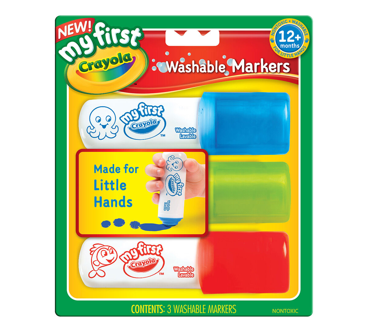 My First Crayola Easy Grip Washable Markers Crayola