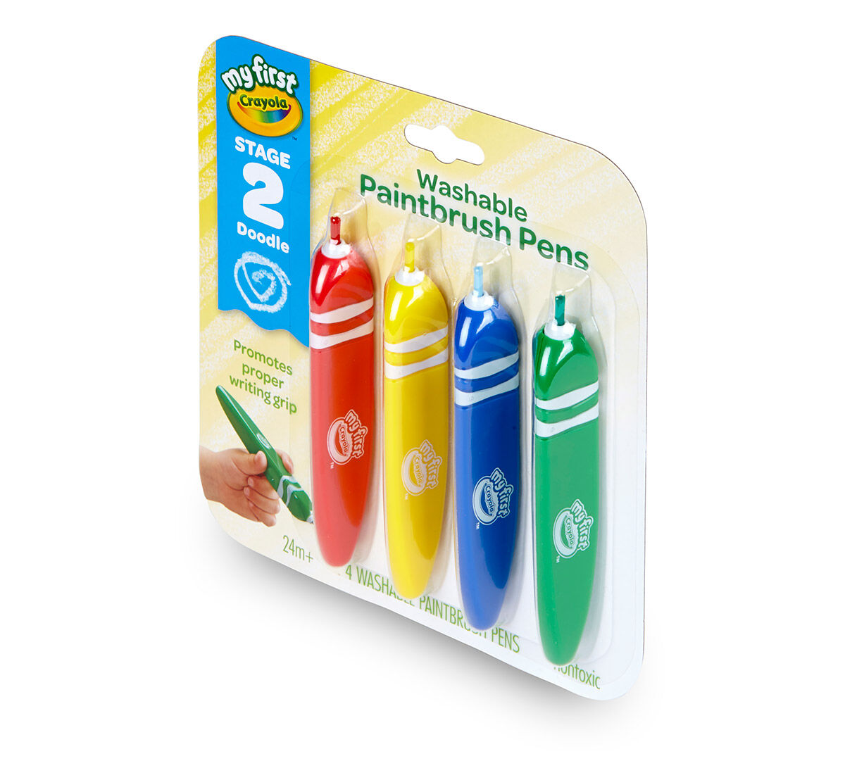 Crayola; My First Crayola; Washable Tripod Grip Paintbrush Pens; Art