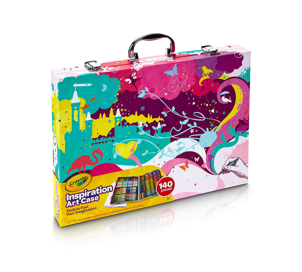 Inspiration Art Case, Pink Crayola