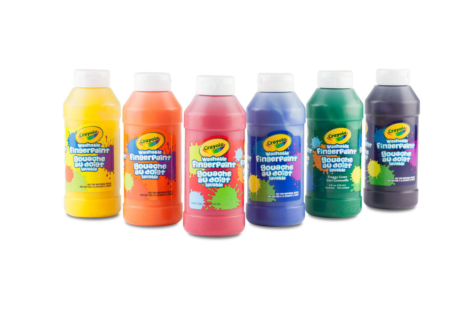 6 Count Washable Fingerpaint Crayola