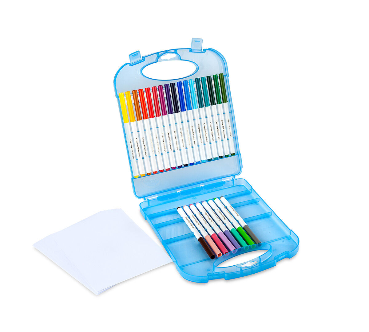 Supertips Washable Markers & Paper Set Crayola