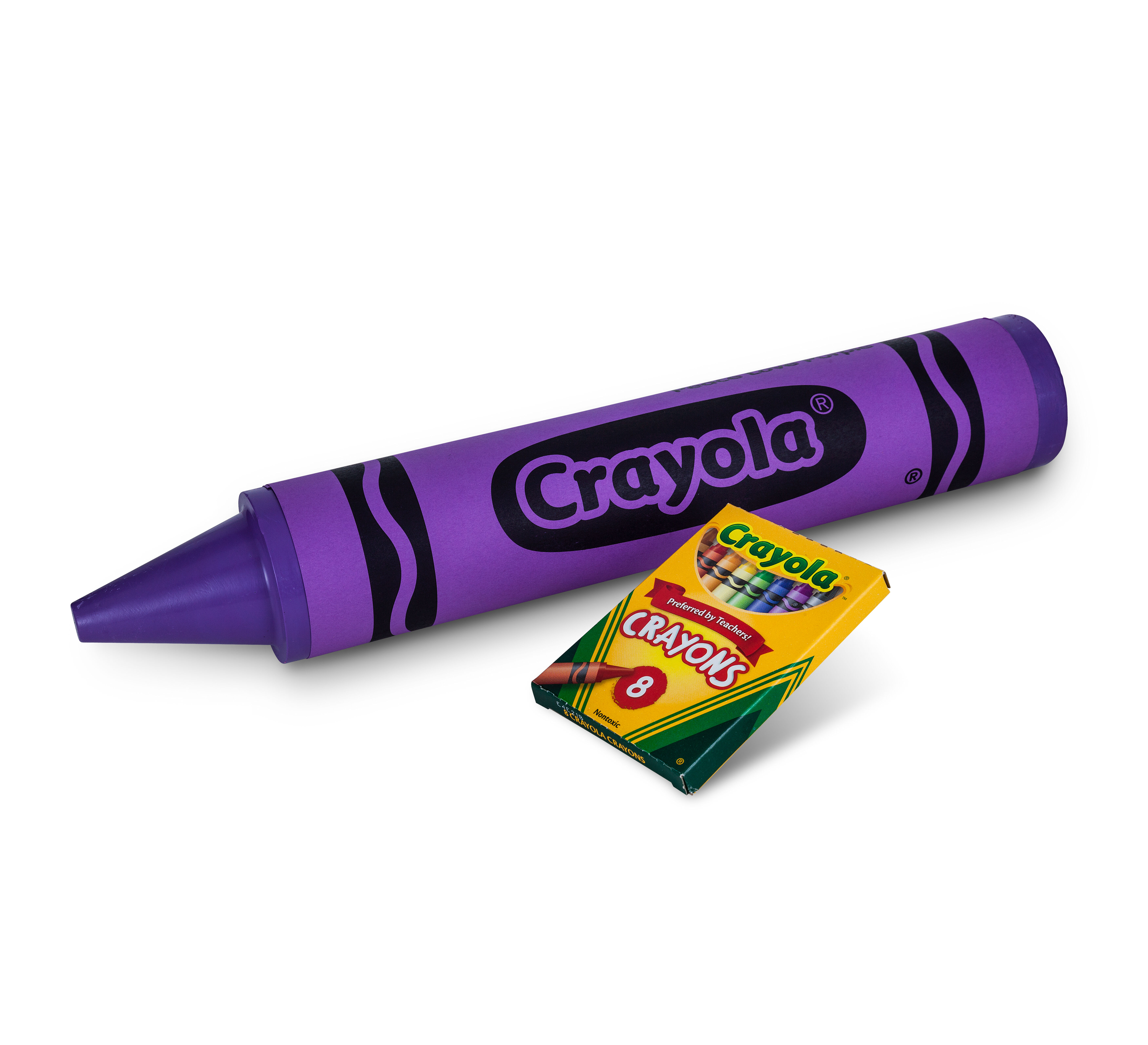 Crayola MEGA Crayon Peace Love Purple 52014L
