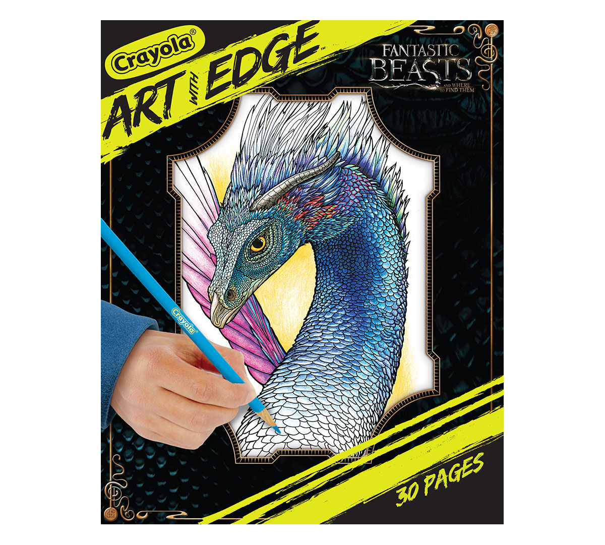 Crayola Art Edge Coloring Pages Crayola Art With Edge Fantastic Beasts Harry Potter