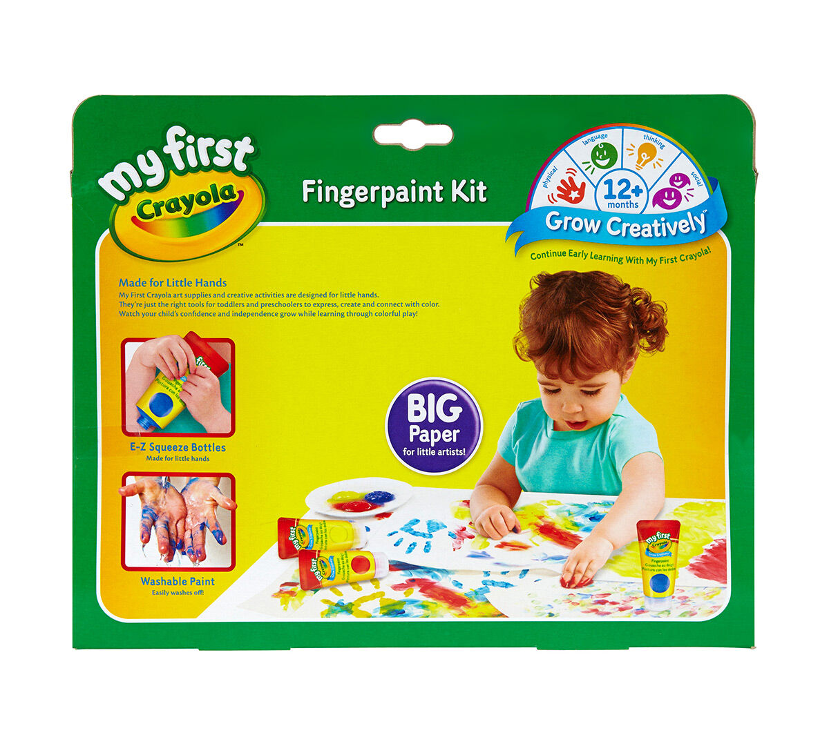My First Crayola Fingerpaint and Paper Kit Crayola