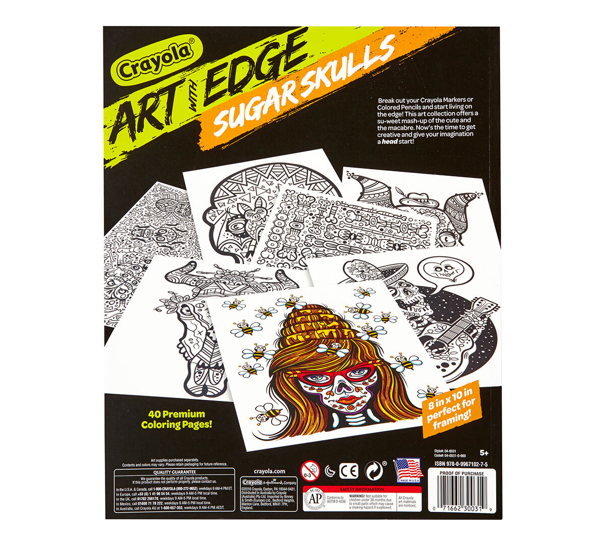 Art with Edge Sugar Skulls Crayola