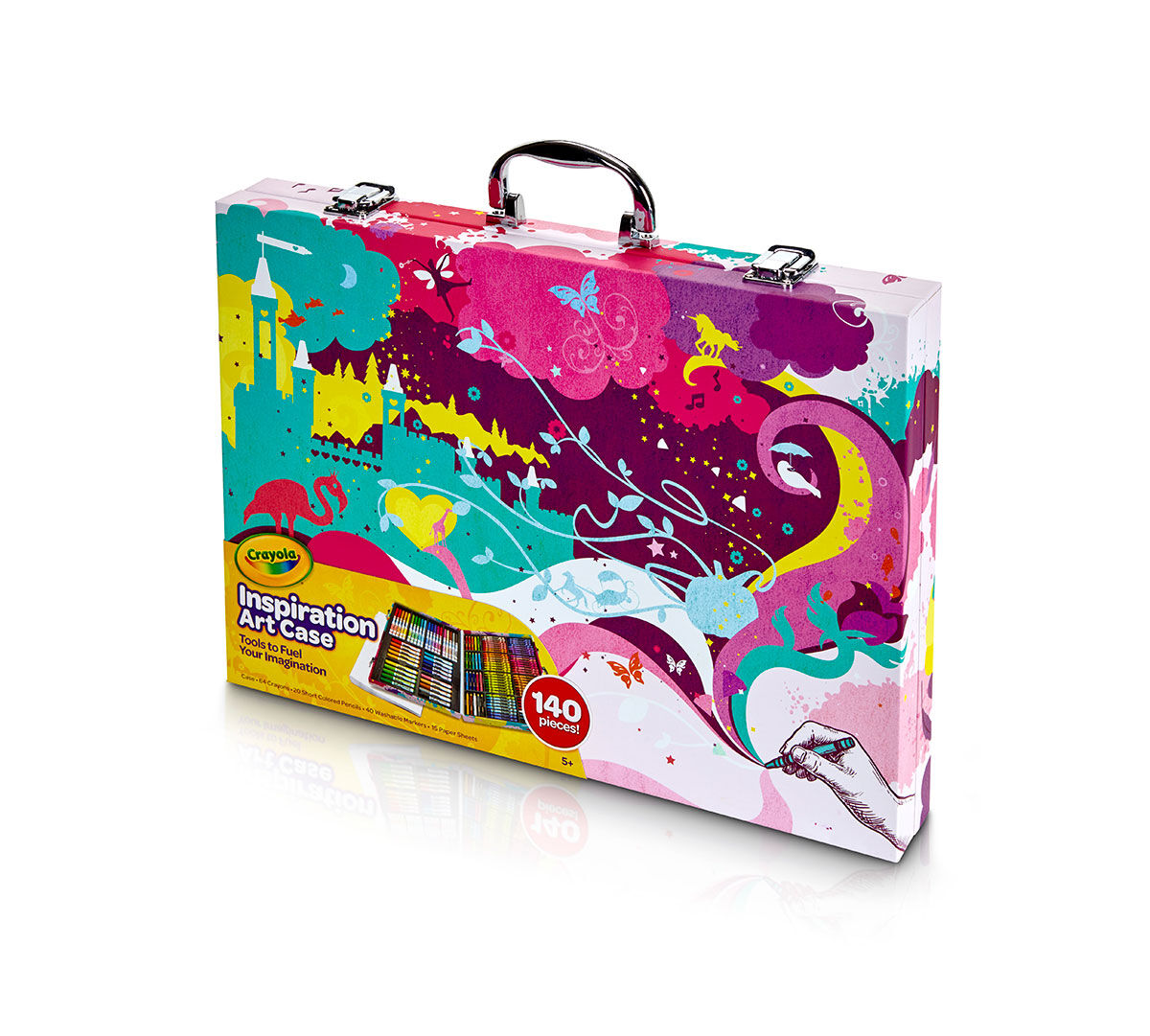 Inspiration Art Case, Pink Crayola