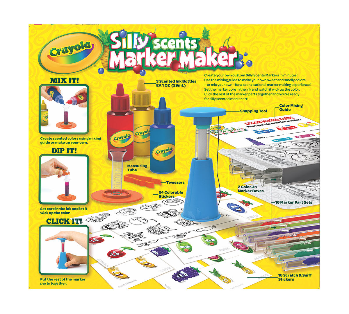 crayola silly scents marker maker creative art tool make color chart for crayola marker maker