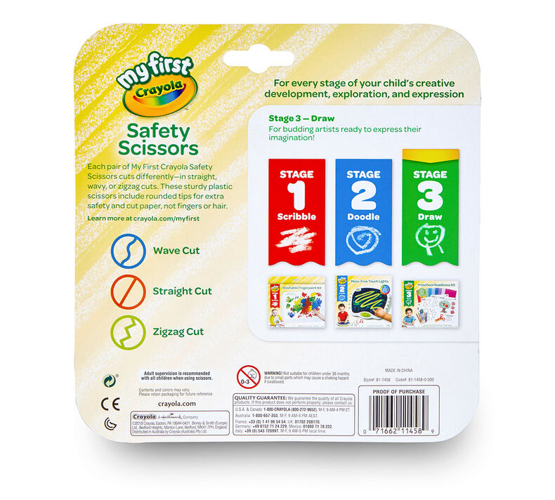 My First Crayola Safety Scissors 3 count