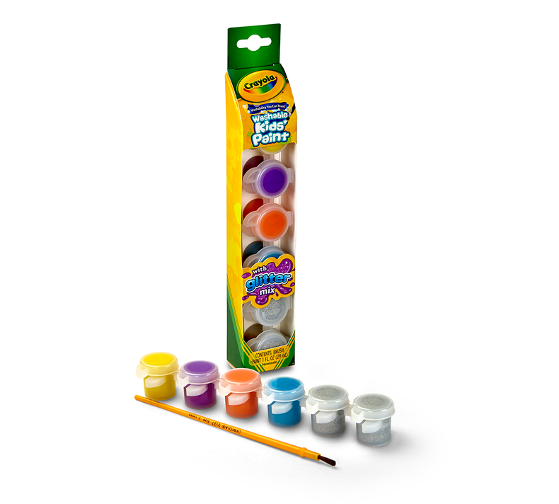 Washable Kids Paint with Glitter Mix | Crayola