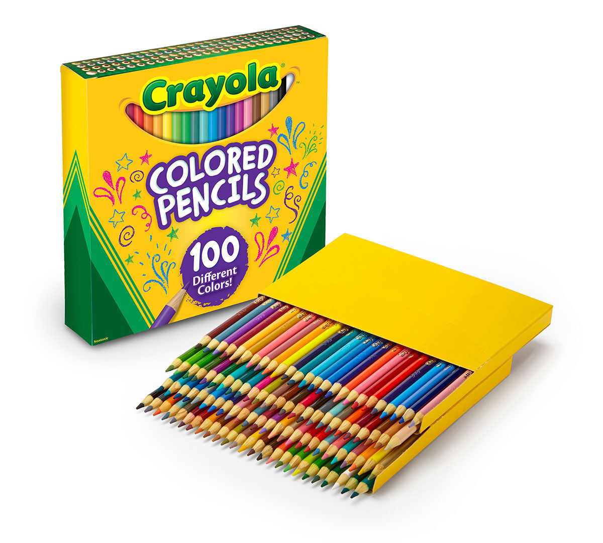 Download Crayola Colored Pencils, 100 Count, Vibrant Colors, Pre-sharpened, Art Tools, Great for Adult ...