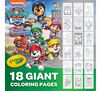 Paw Patrol Giant Coloring Pages. 18 giant coloring pages.  Paw patrol characters and included coloring pages.