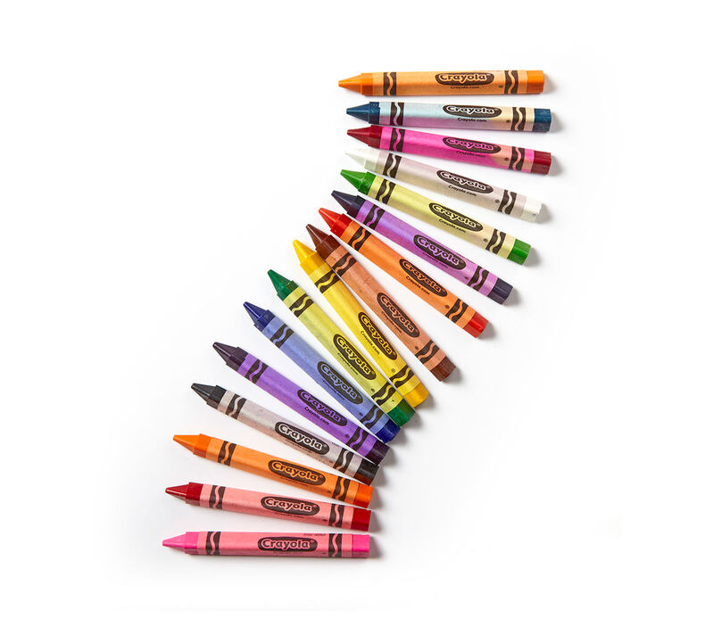 Triangular Crayons Classpack, 256 Count, 16 Colors
