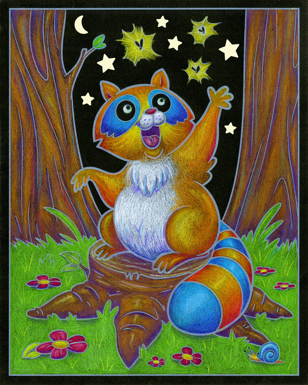 Forest Night Life! Coloring Set