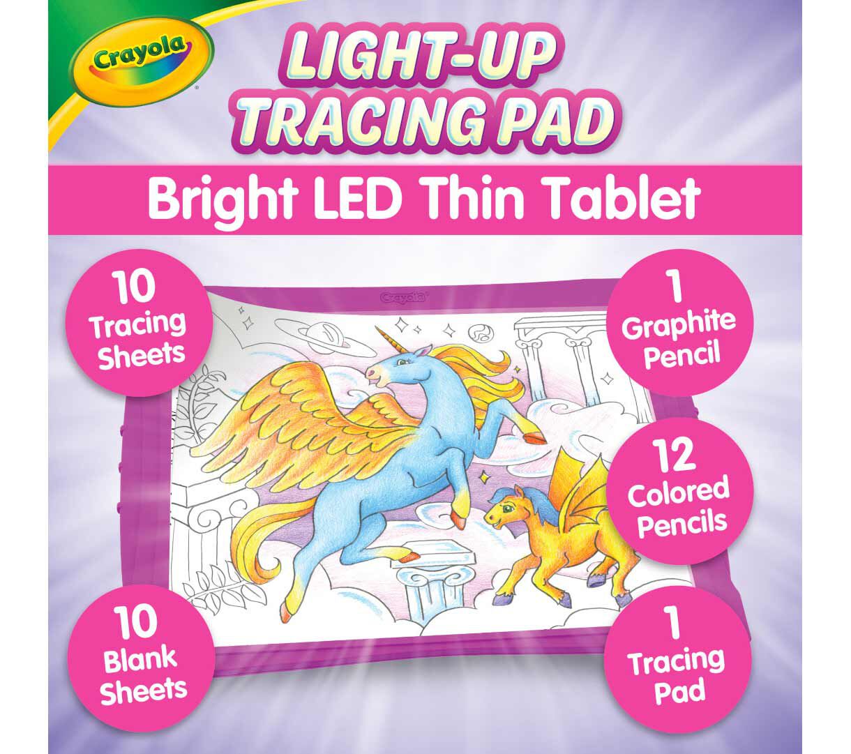 Light-Up Tracing Pad, Pink