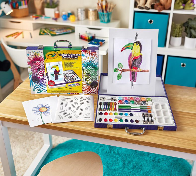Paint Party in A Box Complete With ALL Supplies EASEL Included