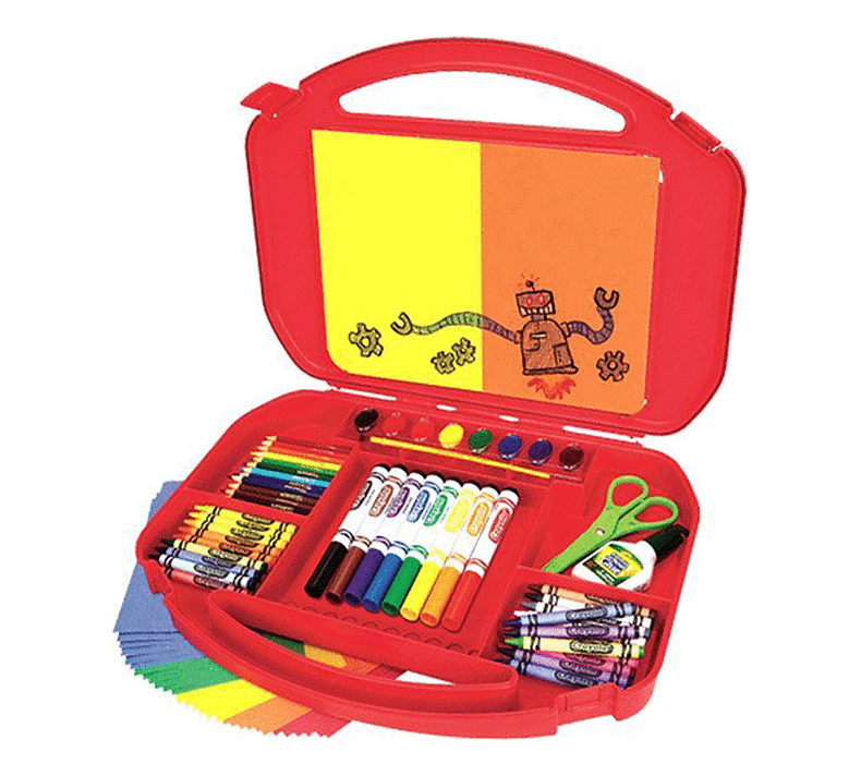 Crayola Ultimate Art Case With Easel, 85 Pieces, Gift For Kids