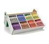 Large Crayon Classpack, 400 Count, 8 Colors Angled View of Open Container 