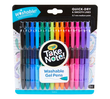 Crayola Take Note Gel Pens 14 count front