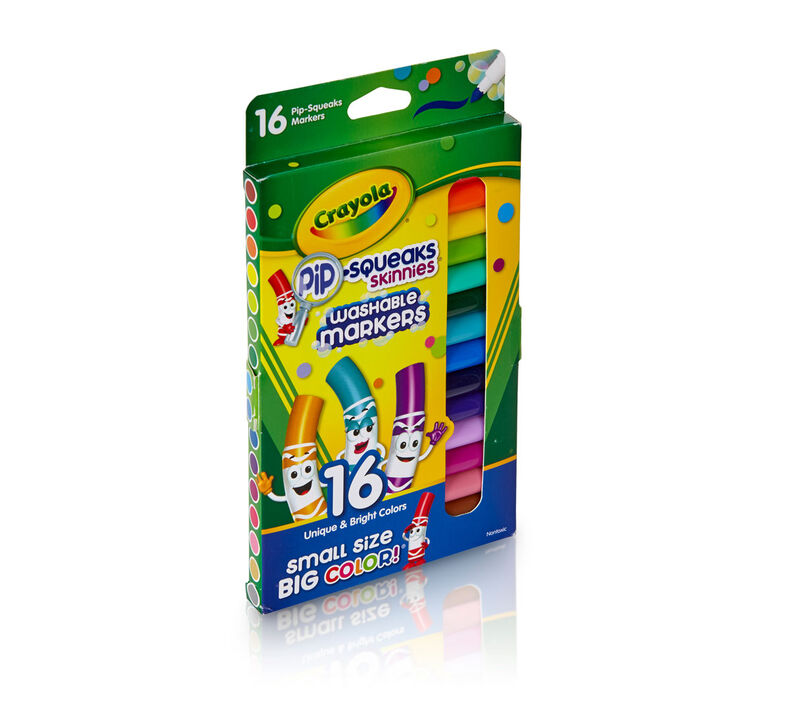 Pip-Squeaks Skinnies Marker, 16 Count
