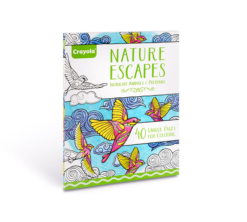 Nature Escapes Coloring Books
