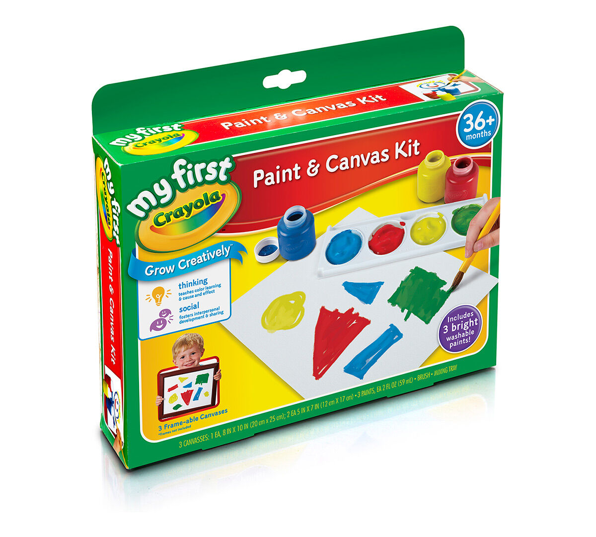 My First Paint and Canvas Kit Crayola