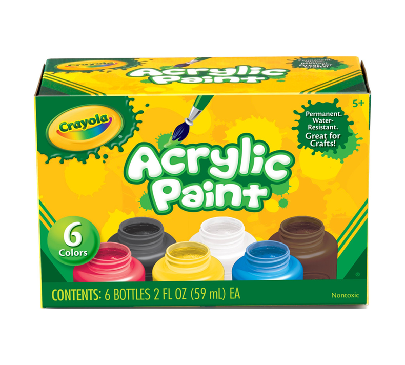 Acrylic Paint Bold 6 Count Paint Set Crayola Com Crayola Acrylic Paint Bold 6 Count Paint Set Crayola Com Crayola