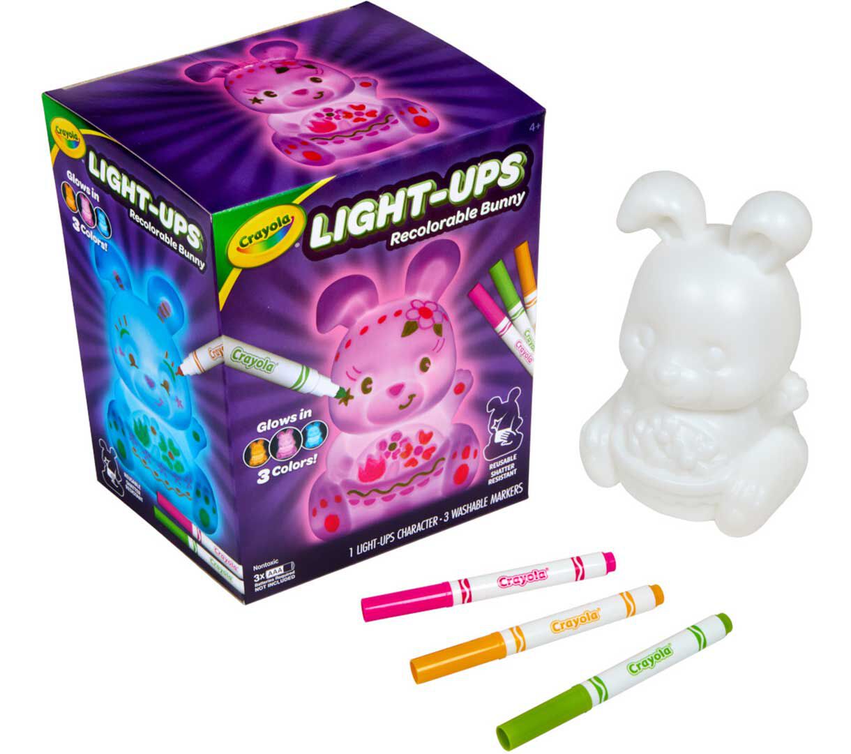 Light-Ups Bunny contents and packaging.