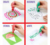 Washable Paint Stampers Create Decorate Stencil and Write