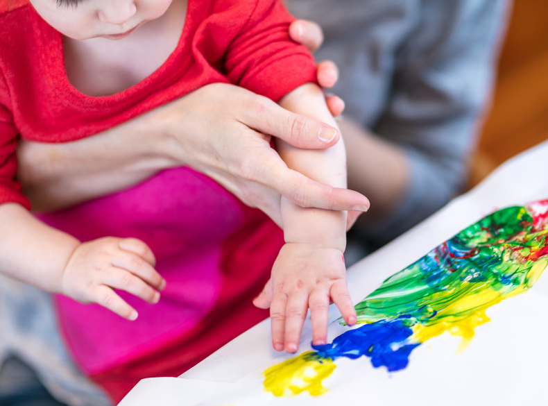 Washable Fingerpaint, Primary Colors, 3 Count